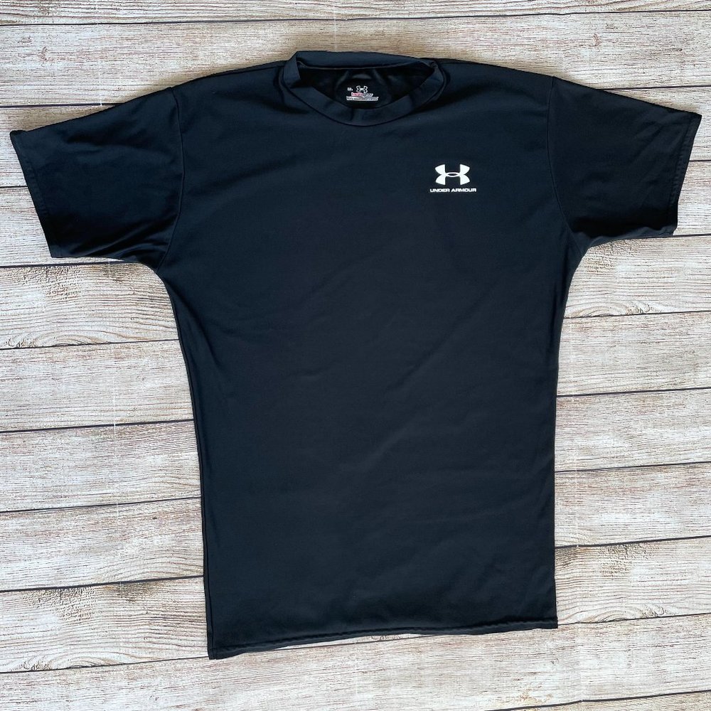 Under Armour Shirt Kids Youth Short Sleeve Crew Neck Athletic Sports Tee Size XL